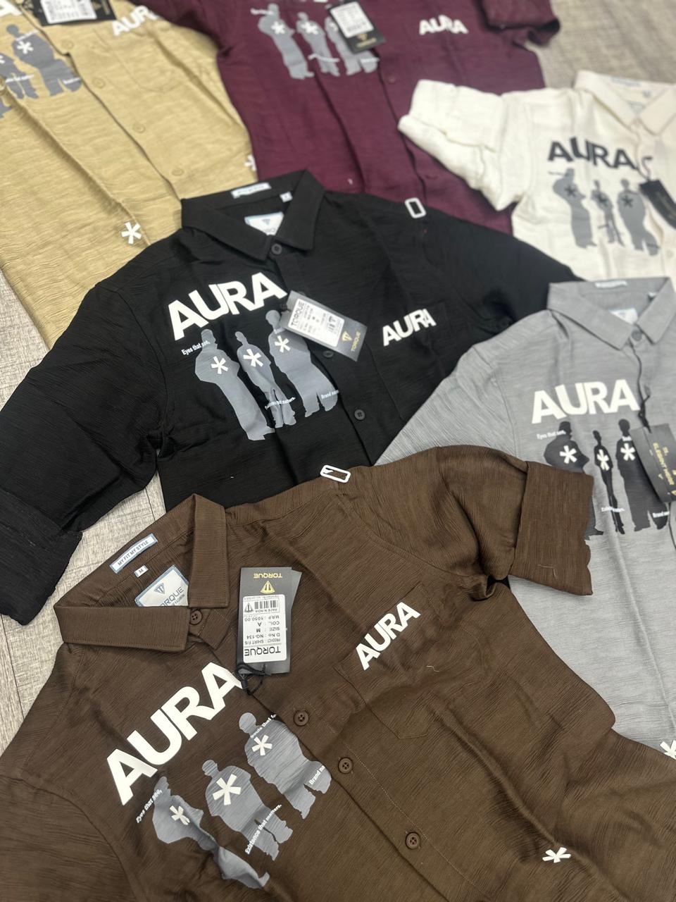 Aura Full Sleeve Printed Shirts